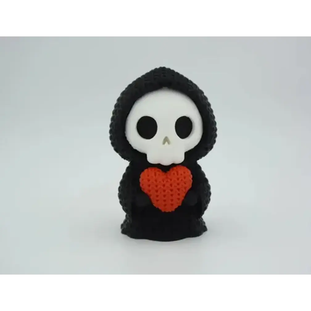 Mini Figura - Parca De Corazón Estilo Tejido 2