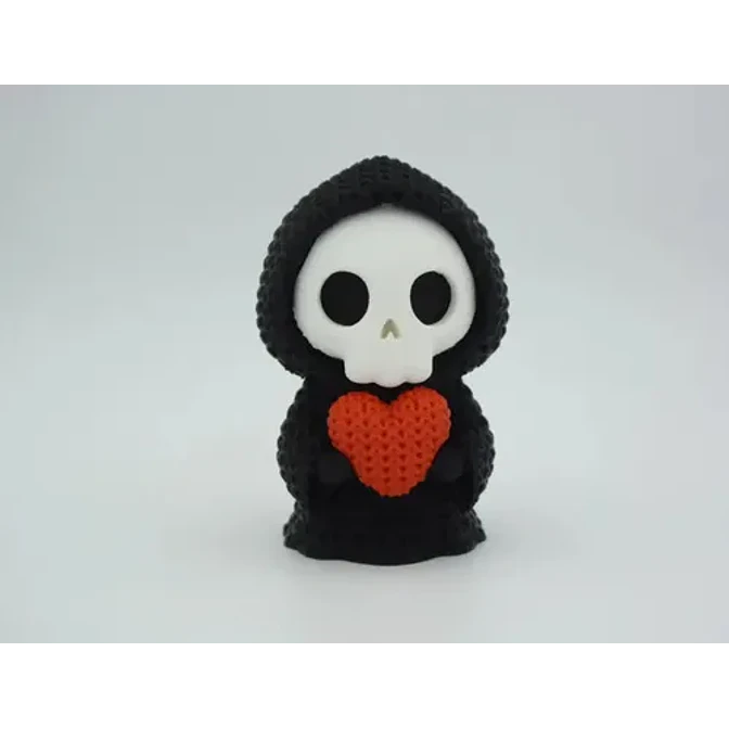Mini Figura - Parca De Corazón Estilo Tejido 2