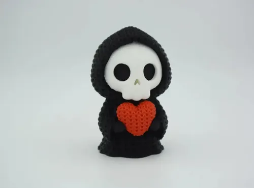 Mini Figura - Parca De Corazón Estilo Tejido - Foto 3