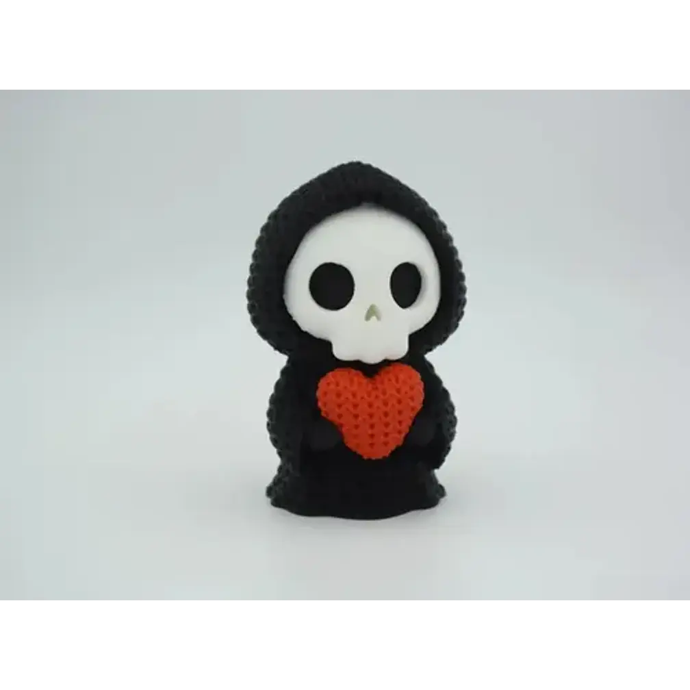Mini Figura - Parca De Corazón Estilo Tejido 3