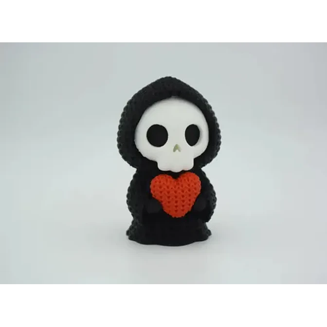 Mini Figura - Parca De Corazón Estilo Tejido 3