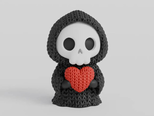 Mini Figura - Parca De Corazón Estilo Tejido - Foto 4