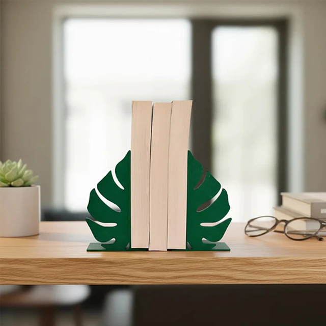 Sujeta Libros - Hojas De Monstera