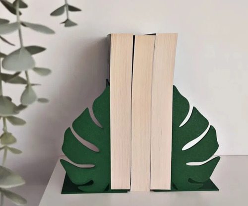 Sujeta Libros - Hojas De Monstera - Foto 2