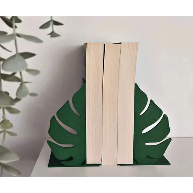 Sujeta Libros - Hojas De Monstera 2