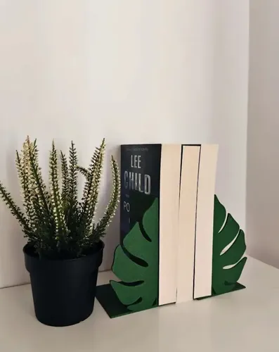 Sujeta Libros - Hojas De Monstera - Foto 3