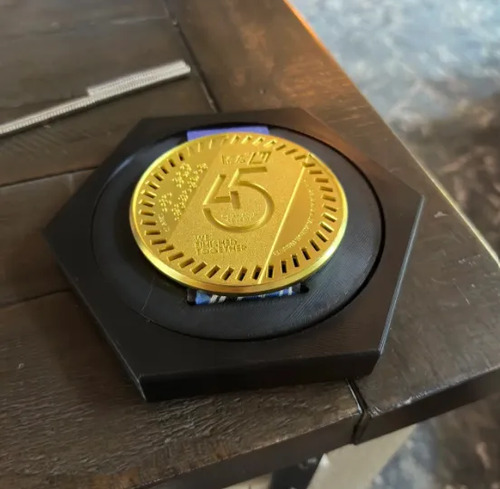 Exhibidor De Medallas En Forma Hexagonal - Foto 2