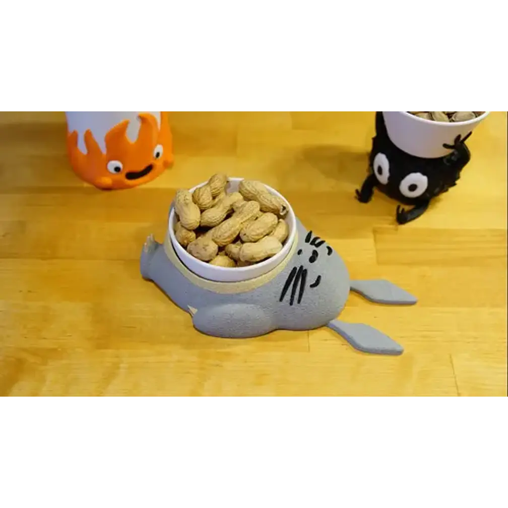Cuenco De Totoro En 3d 2