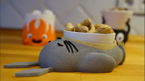 Cuenco De Totoro En 3d - Foto 3
