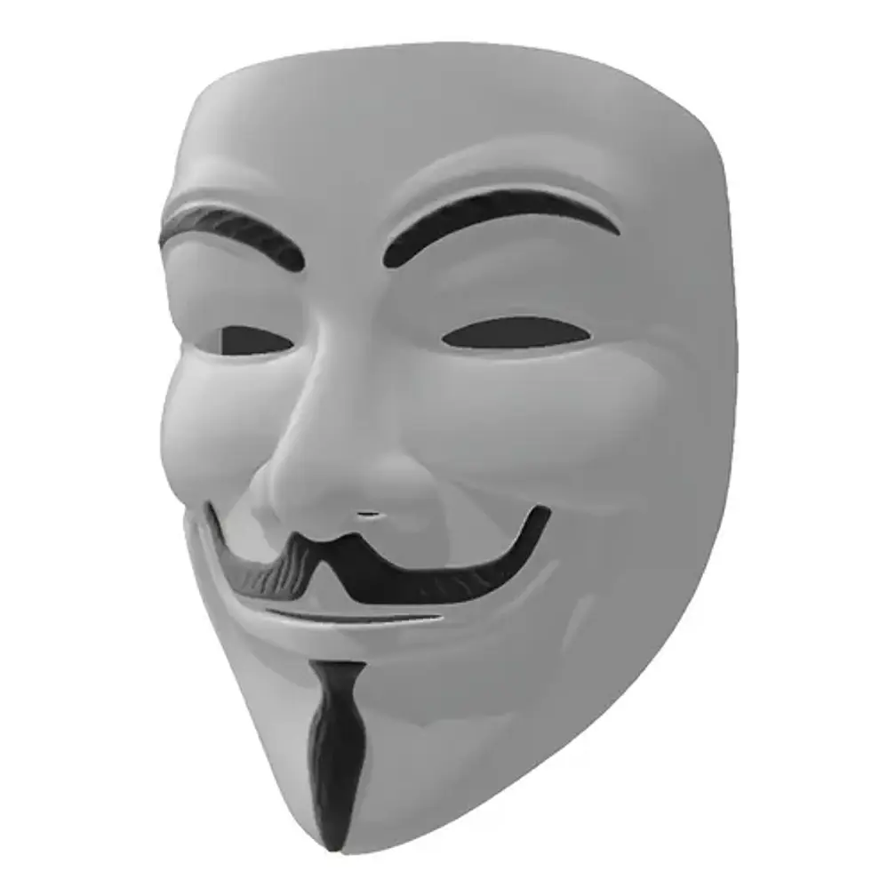 Máscara De V De Vendetta - Disfraz 1