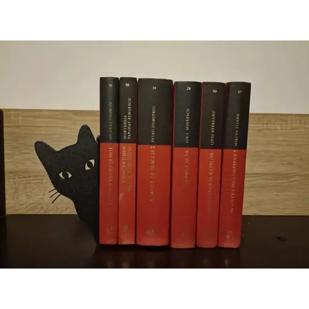 Sujeta Libros - Gato Asomándose 5