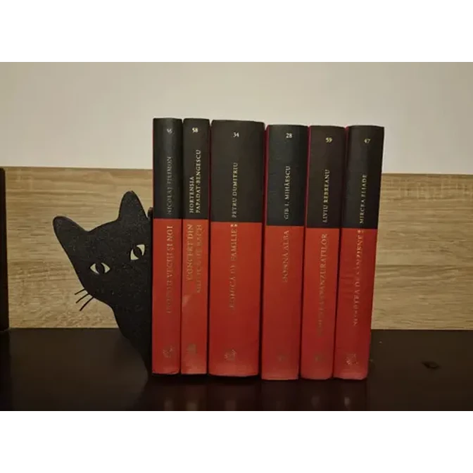 Sujeta Libros - Gato Asomándose 5
