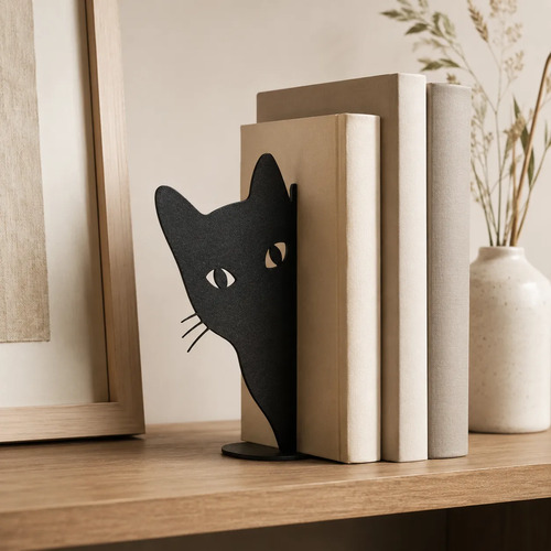 Sujeta Libros - Gato Asomándose - Foto 7
