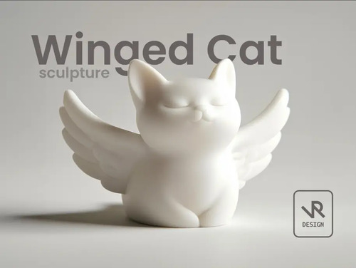 Figura - Gato Con Alas - Foto 3