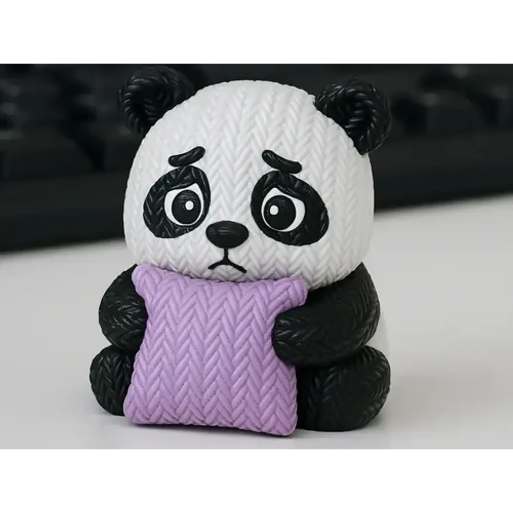 Figura Decoración- Almohada Panda Triste 2