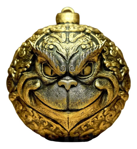 Bola Navidad - Figura De Navidad En Dorado