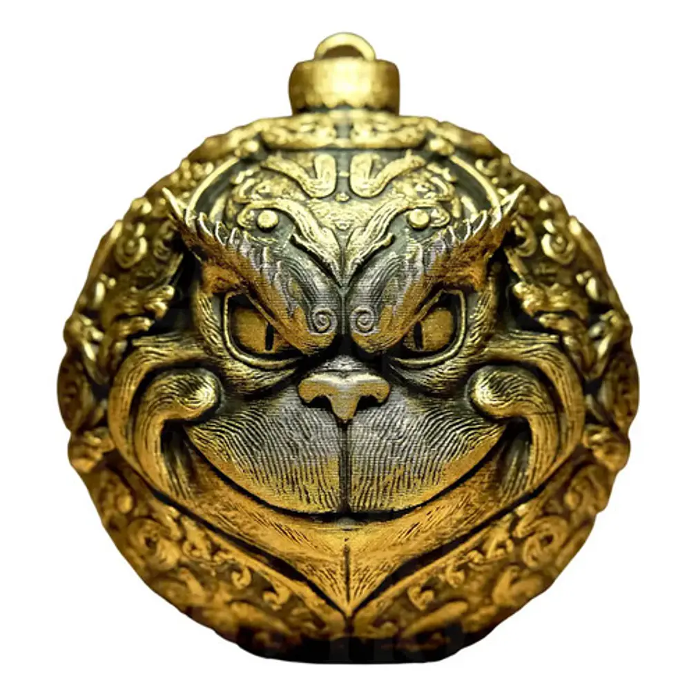 Bola Navidad - Figura De Navidad En Dorado 1