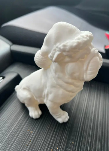 Figura - Bulldog Británico Navideño - Foto 2