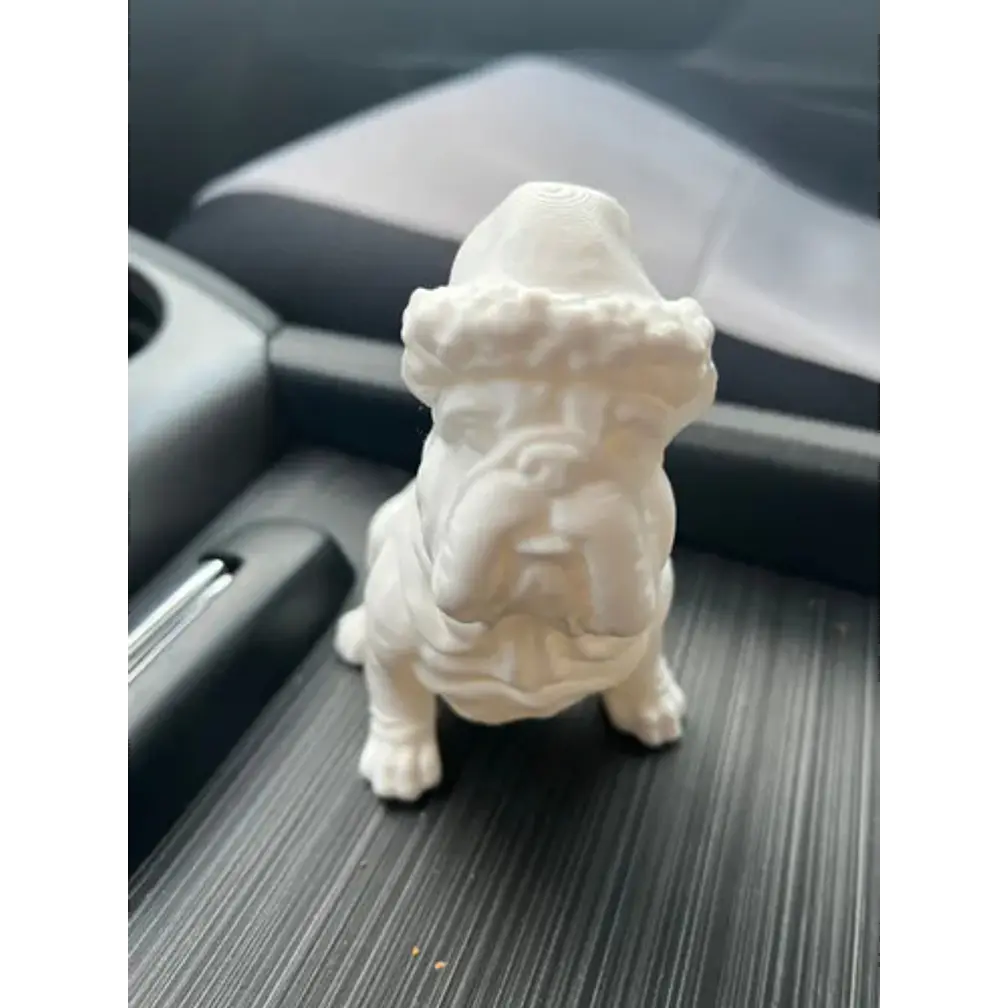 Figura - Bulldog Británico Navideño 3