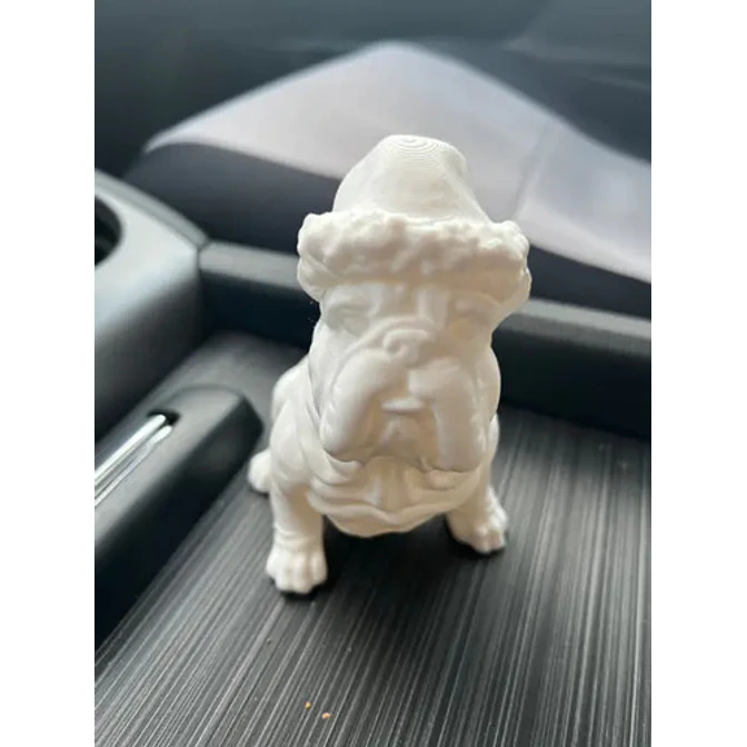 Figura - Bulldog Británico Navideño 3