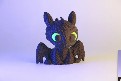 Figura - Furia Nocturna Tejida 3d - Foto 3