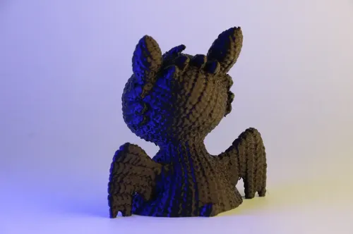 Figura - Furia Nocturna Tejida 3d - Foto 4
