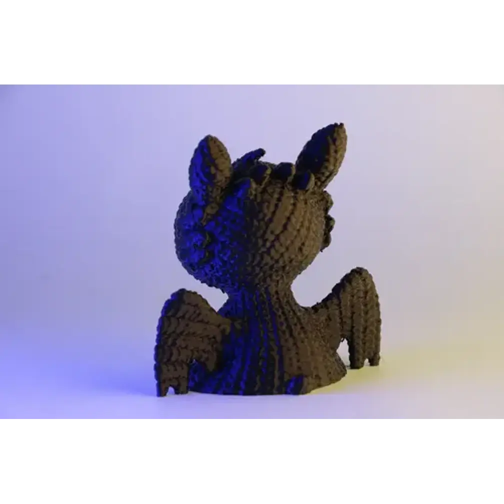 Figura - Furia Nocturna Tejida 3d 4