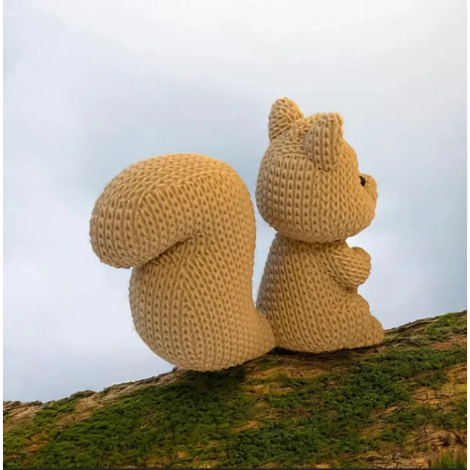 Figura - Ardilla Tejida 3d 2