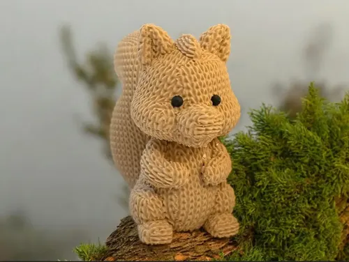 Figura - Ardilla Tejida 3d - Foto 3