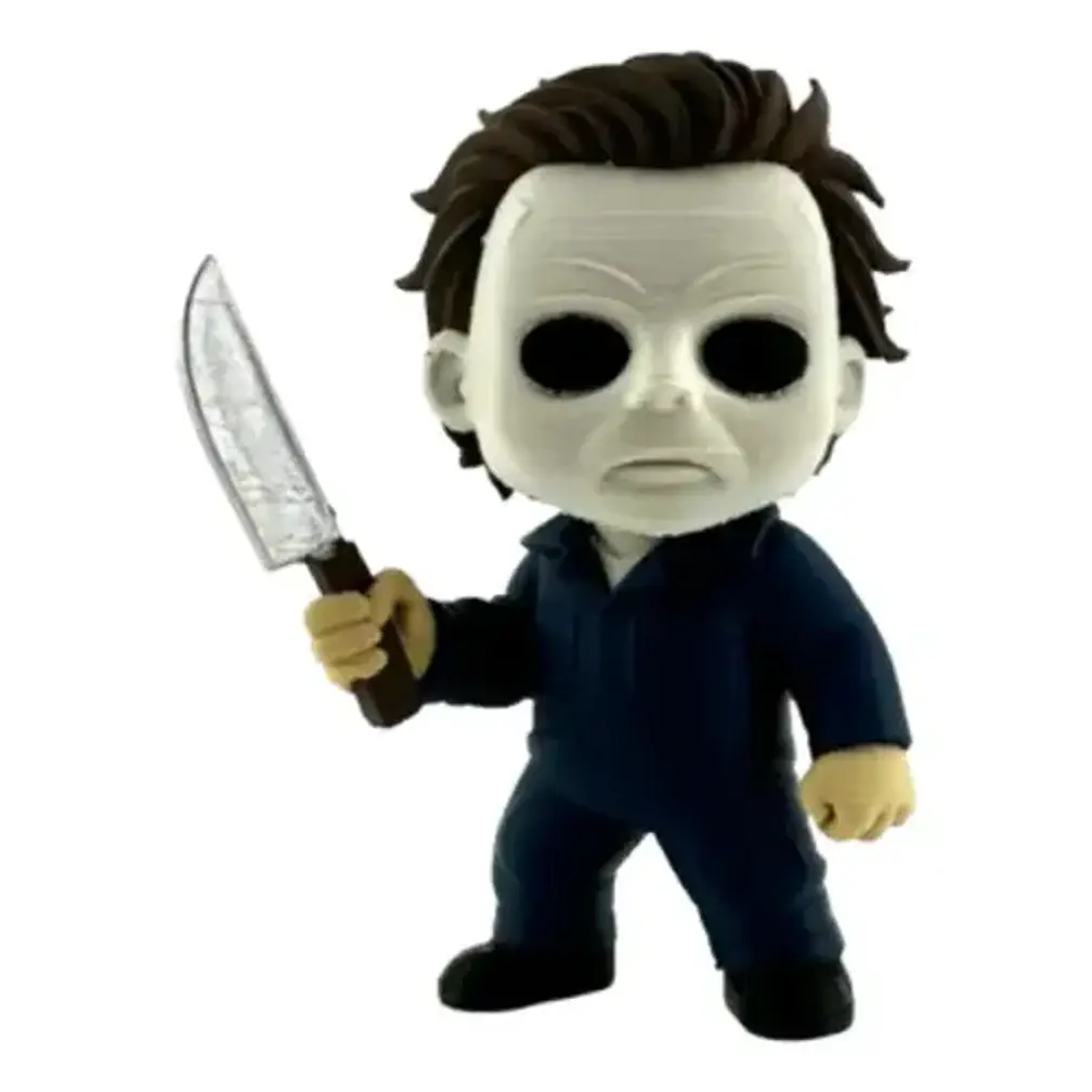 Figura Decorativa- Chibi Michael Myers Gris 1