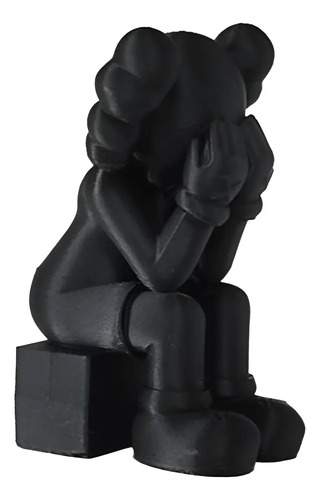 Escultura Estilo Kaws Sentada