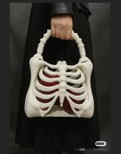 Bolso Estilo Esqueleto - Foto 2