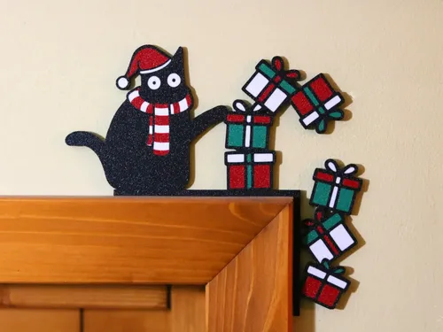 Adorno Navidad - Gato Negro