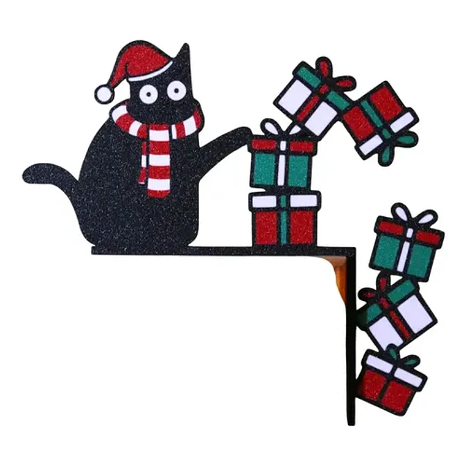 Adorno Navidad - Gato Negro 2