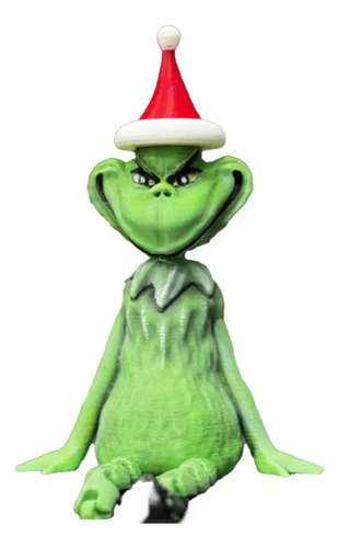 Figura Articulada - Grinch Navideño Sentado
