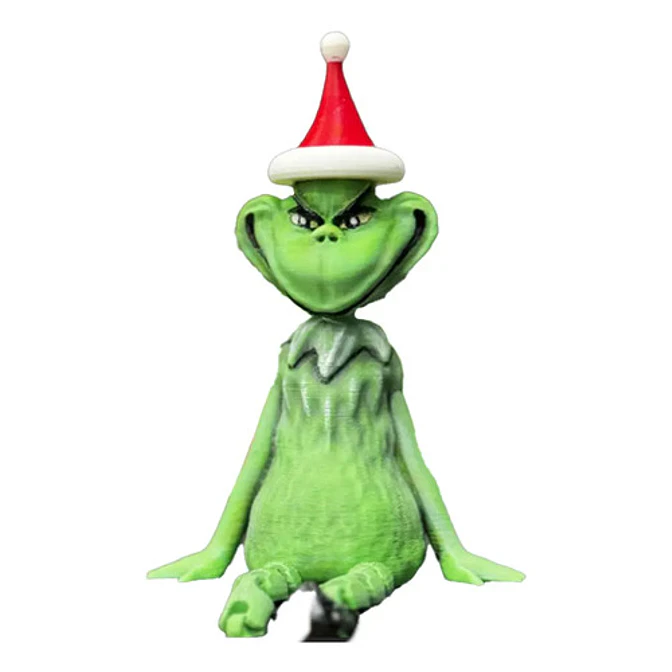 Figura Articulada - Grinch Navideño Sentado 1