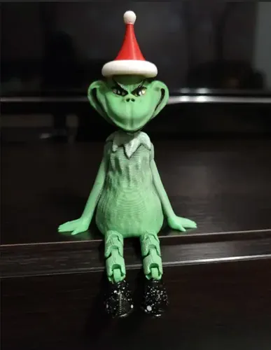 Figura Articulada - Grinch Navideño Sentado - Foto 2