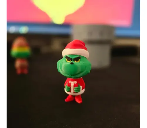 Figura Decoración- Chibi Del Grinch Navideño - Foto 2