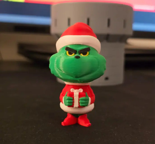 Figura Decoración- Chibi Del Grinch Navideño - Foto 3