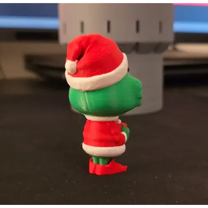 Figura Decoración- Chibi Del Grinch Navideño 4