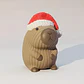 Figura - Castor Cafe Navideño Tejido - Miniatura 3