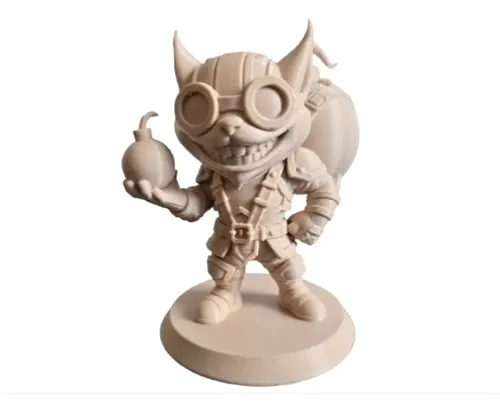 Figura Decorativa- Estatua De Ziggs League Of Legends