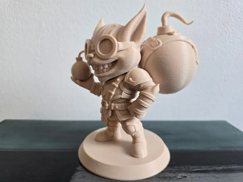 Figura Decorativa- Estatua De Ziggs League Of Legends - Foto 3