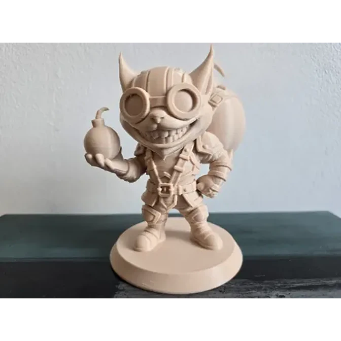 Figura Decorativa- Estatua De Ziggs League Of Legends 4