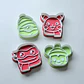 Pack 4 Cortadores De Galletas - Navidad - Miniatura 1