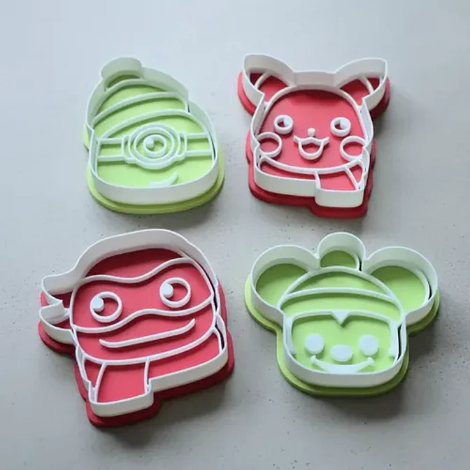 Pack 4 Cortadores De Galletas - Navidad 2