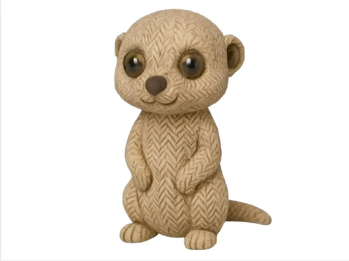 Figura Decorativa- Suricata De Punto