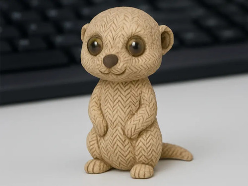 Figura Decorativa- Suricata De Punto - Foto 2