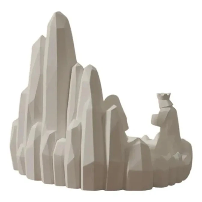 Pesebre - Moderno En Blanco 4