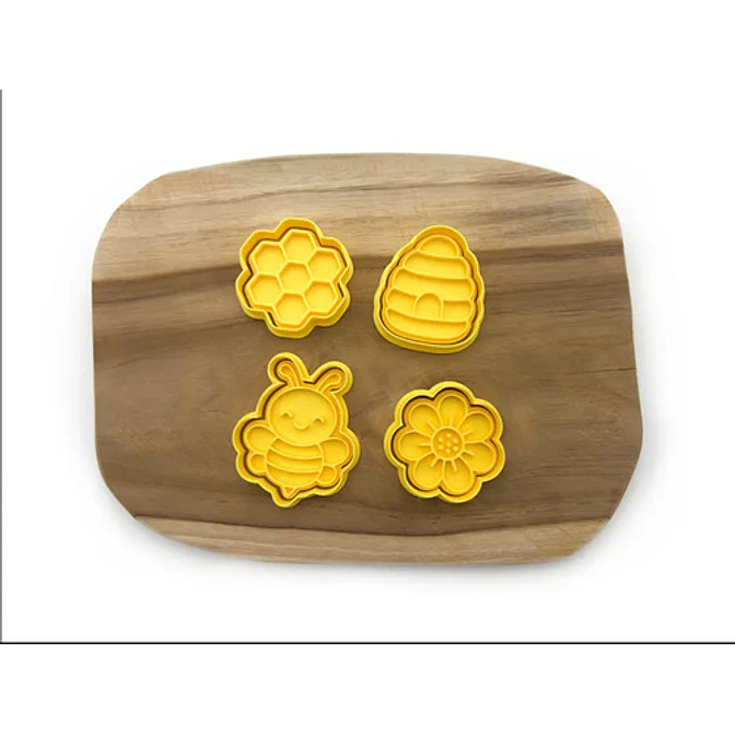 Cortador De Galletas - Abejas  (pack 4) 2